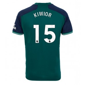 Arsenal Jakub Kiwior #15 Tredje trøje 2023-24 Kort ærmer